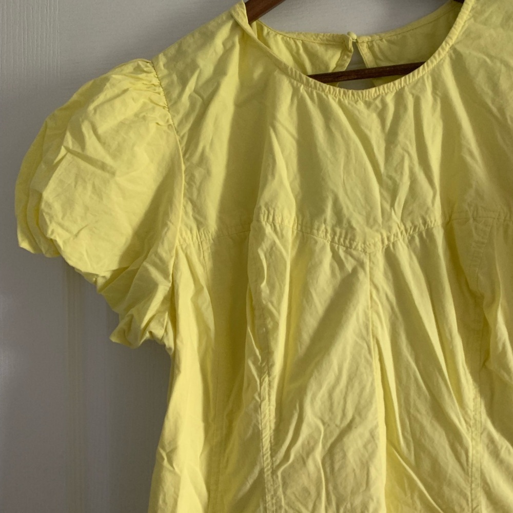 Maeve butter Yellow Puff Sleeve Dress - Picture 4 of 9
